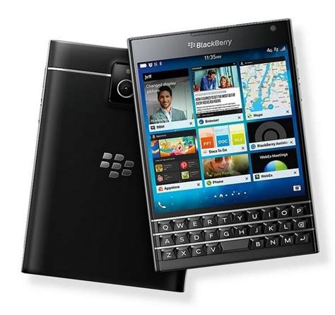 Blackberry Passport: уникальный дизайн и высокая производительность