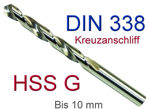 DIN 338 HSS-G