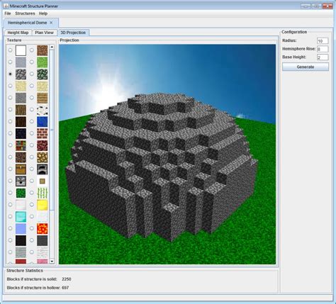 Minecraft Structure Planner