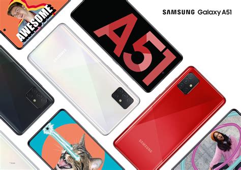 Samsung Galaxy A51 - мощный смартфон с большим экраном