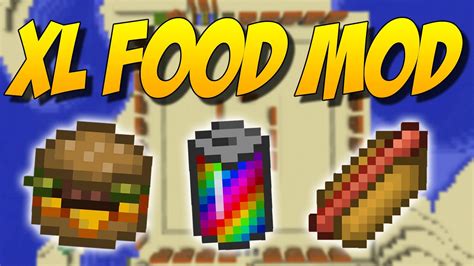 XL Food Mod для Майнкрафт: новые возможности и лучшие рецепты